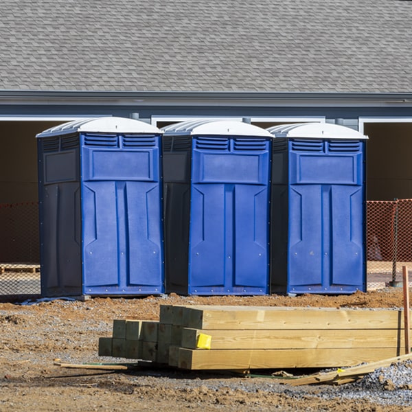 how do you dispose of waste after the portable restrooms have been emptied in Sadler Texas